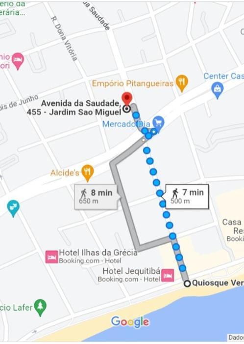 Apartamento No Guaruja - 500M Da Praia Da Enseada 外观 照片